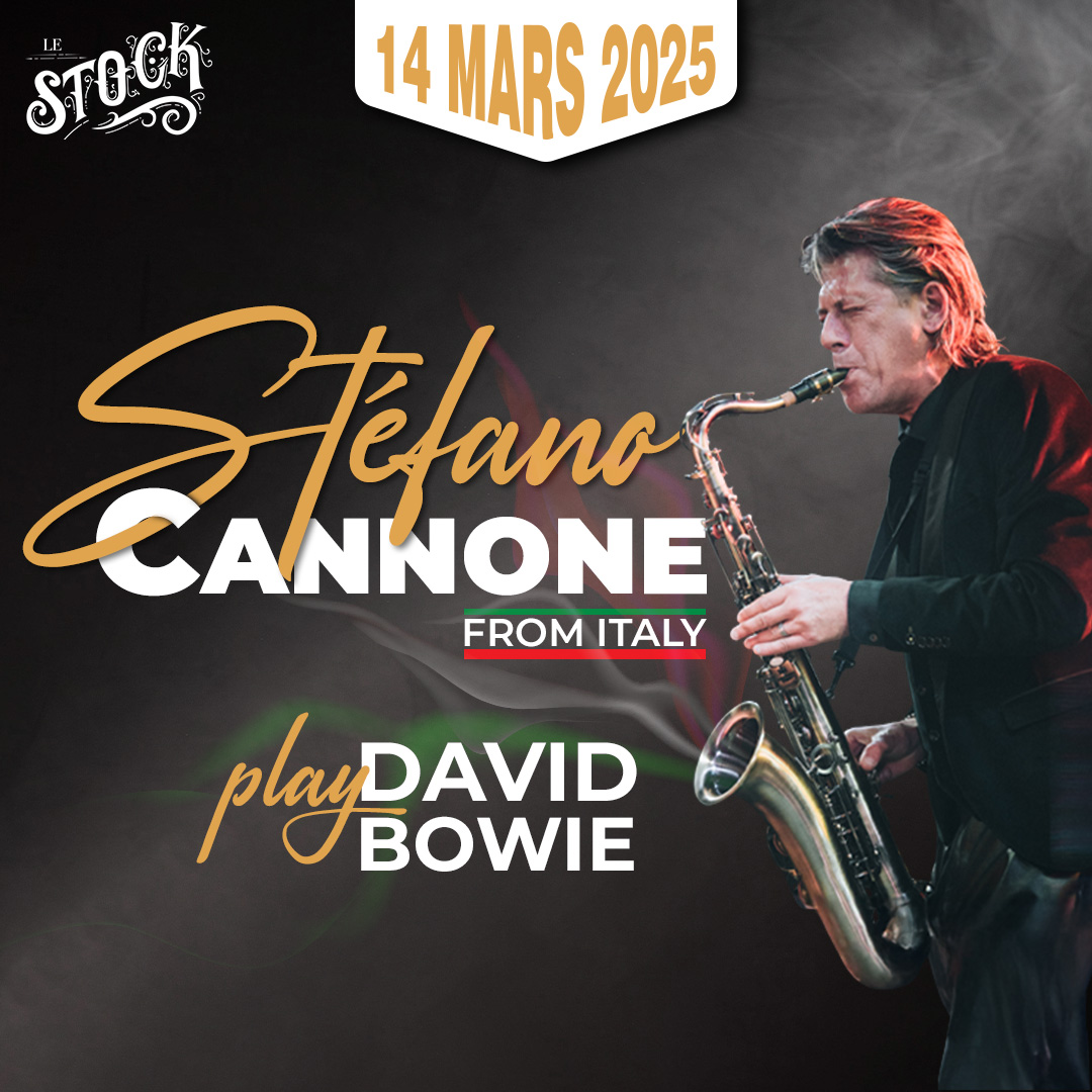 Stéfano Cannone Plays David Bowie Le 14 mars 2025